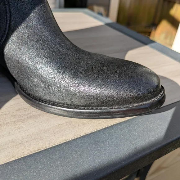 Cole Haan Mens Nike Air Black Mid-Calf Boots 8
