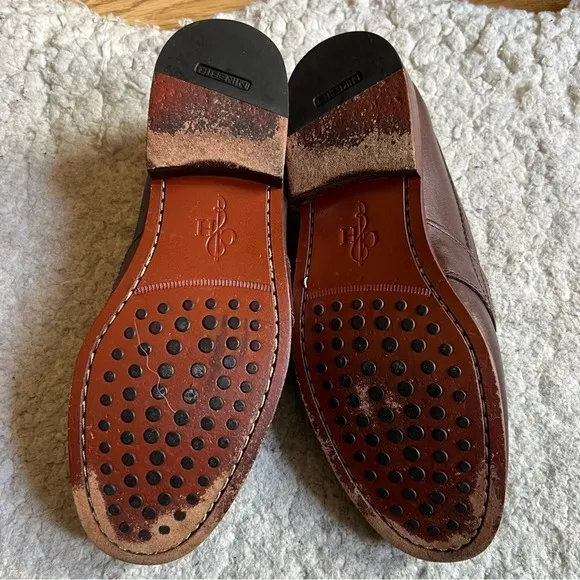 Cole Haan Men's Nike Air Infinity Loafer Slip On Brown Leather Driving Shoe