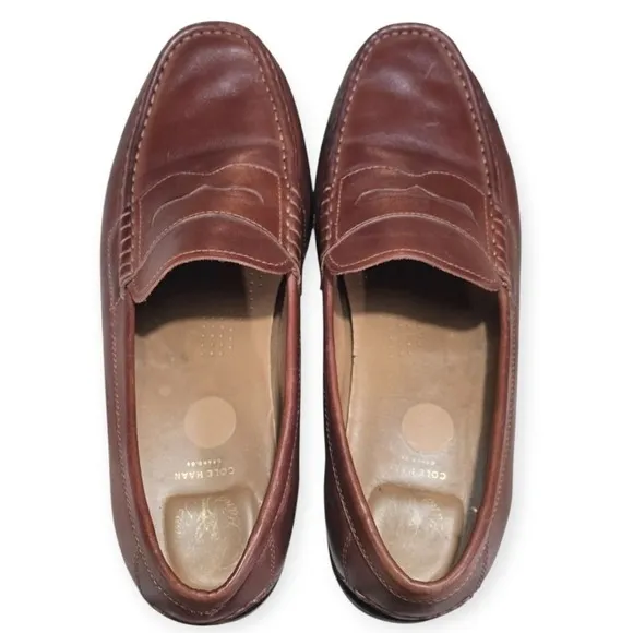 Cole Haan Men's Pinch Penny Loafers Grand OS Maine Classics C23845 Brown 12