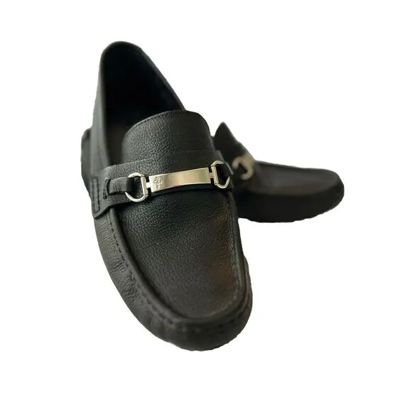 Cole Haan Men's Somerset‎ Black Leather Moccasin Horsebit Loafers Size 10.5 EUC