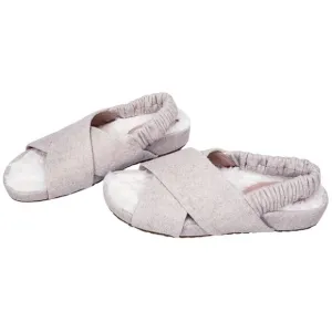 COLE HAAN Mojave Criss Cross Sandals Faux Fur Lined Beige Women's Size 9.5B~ ECU