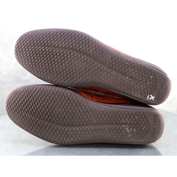 Cole Haan Moto Grand Men's Slip Ons Loafers Driving Shoes Size 11.5 Brown C26042