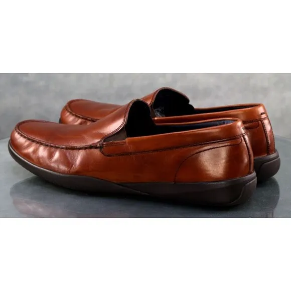 Cole Haan Moto Grand Men's Slip Ons Loafers Driving Shoes Size 11.5 Brown C26042