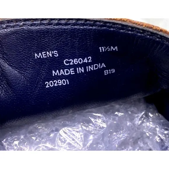 Cole Haan Moto Grand Men's Slip Ons Loafers Driving Shoes Size 11.5 Brown C26042