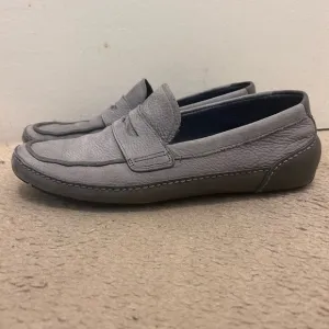 Cole Haan Nike Air Driver Shoe Penny Loafers Grey Leather Men's Size 10 Suede