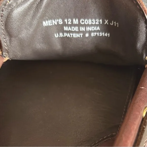 Cole Haan NikeAir Driving Shoes Mens 12 M Brown Leather Slip On Loafers
