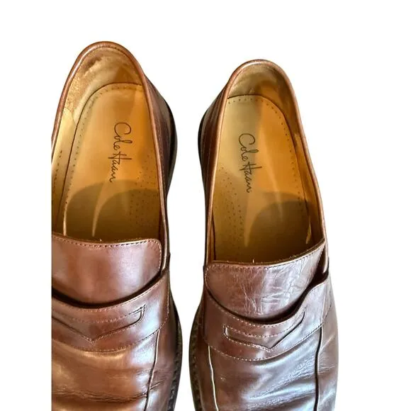Cole Haan Penny Loafers Medium Brown 9