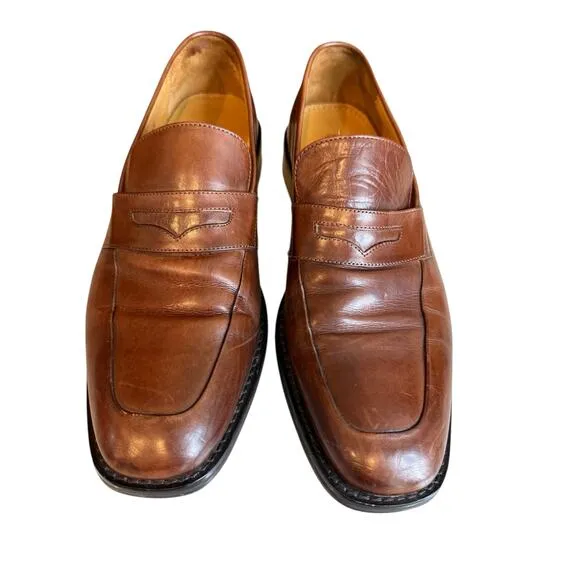 Cole Haan Penny Loafers Medium Brown 9