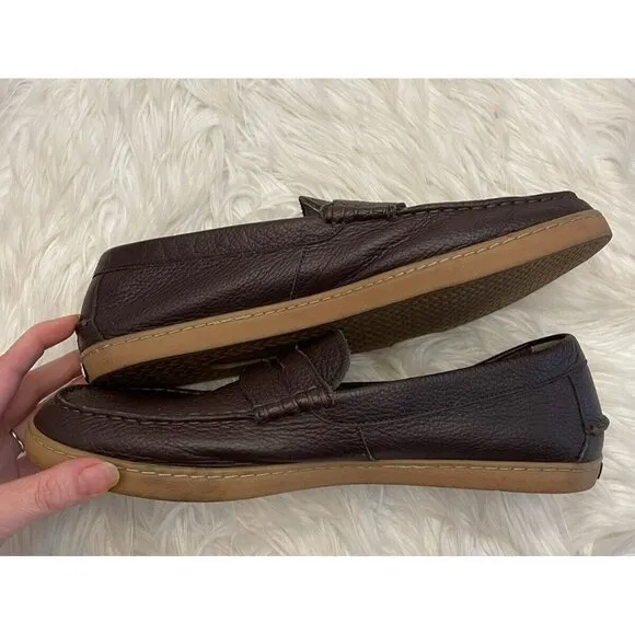 Cole Haan Pinch Maine Classics Grand O.S Brown Leather‎ Penny Loafers Size 13M