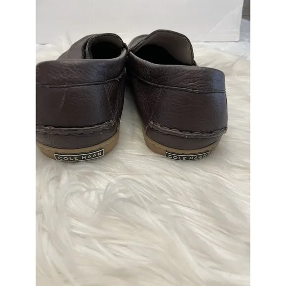 Cole Haan Pinch Maine Classics Grand O.S Brown Leather‎ Penny Loafers Size 13M