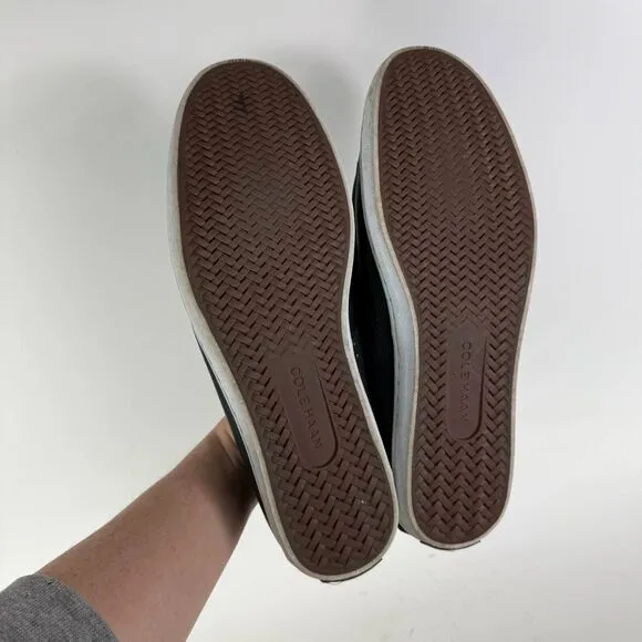 Cole Haan Pinch Weekender Penny Loafers Men's 13 Black Leather Slip-On Round Toe