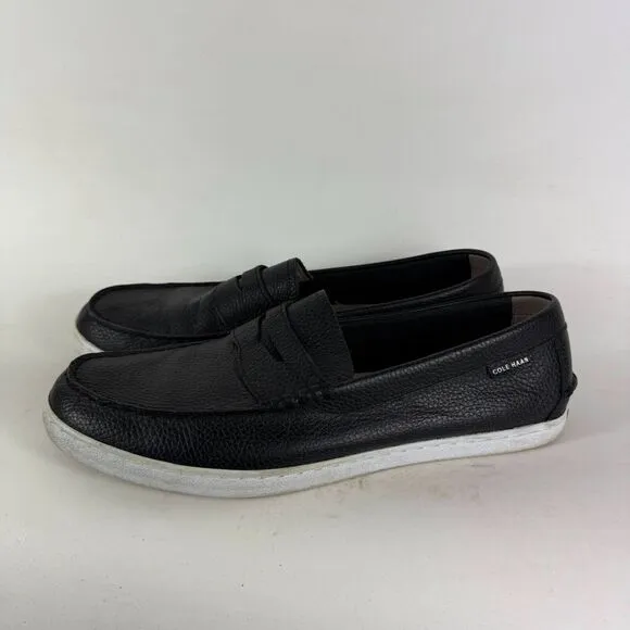 Cole Haan Pinch Weekender Penny Loafers Men's 13 Black Leather Slip-On Round Toe