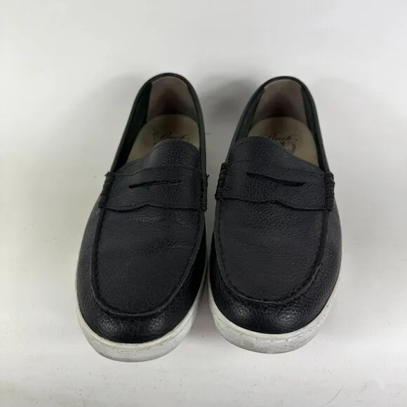 Cole Haan Pinch Weekender Penny Loafers Men's 13 Black Leather Slip-On Round Toe