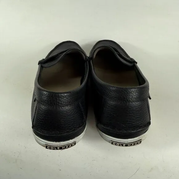 Cole Haan Pinch Weekender Penny Loafers Men's 13 Black Leather Slip-On Round Toe