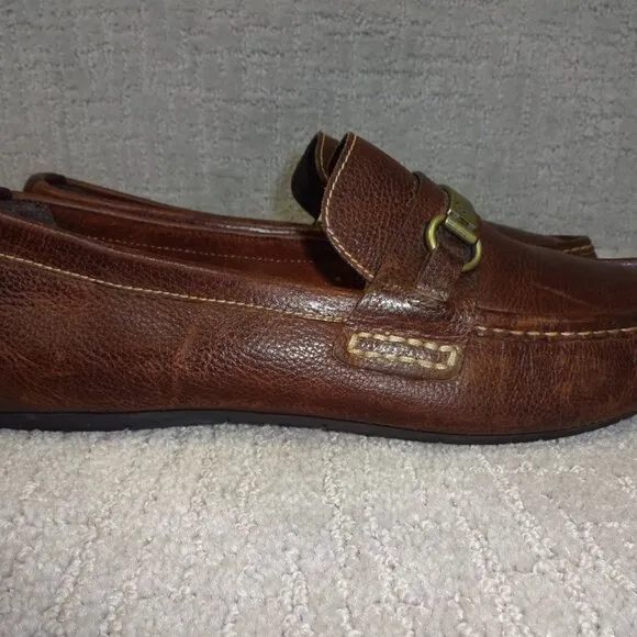 Cole Haan Somerset Men's Size 10M Brown Leather Horsebit Driving Loafers C11836