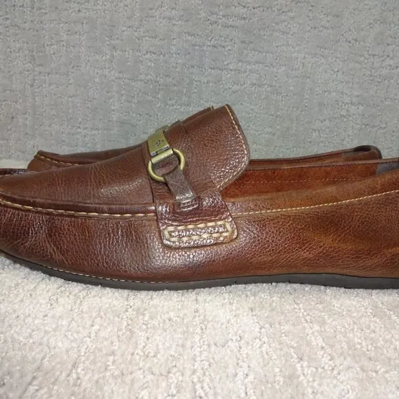 Cole Haan Somerset Men's Size 10M Brown Leather Horsebit Driving Loafers C11836