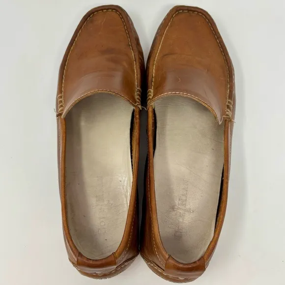 Cole Haan Somerset Venetian Loafers Brown Leather Slip On Driving Shoes Men’s 12