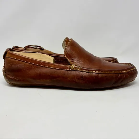 Cole Haan Somerset Venetian Loafers Brown Leather Slip On Driving Shoes Men’s 12
