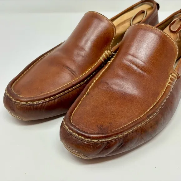 Cole Haan Somerset Venetian Loafers Brown Leather Slip On Driving Shoes Men’s 12