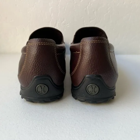 Cole Haan Tucker Venetian Leather Driving Loafers in Brown French Roast 10.5