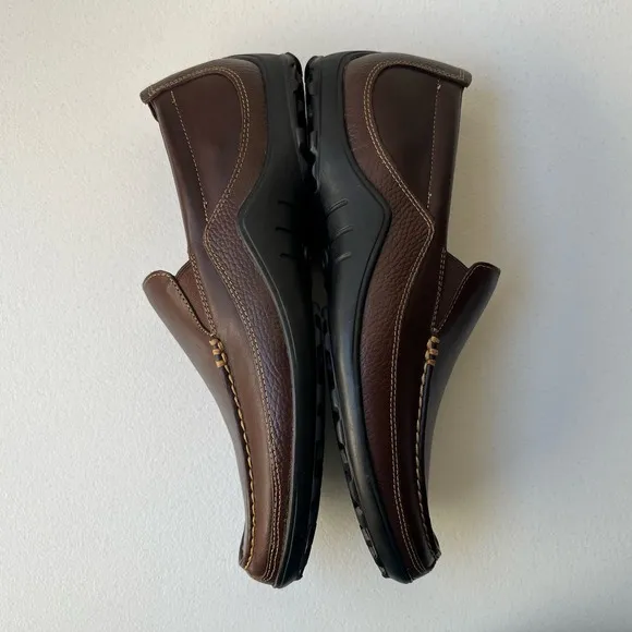 Cole Haan Tucker Venetian Leather Driving Loafers in Brown French Roast 10.5