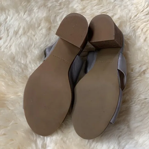 Cole Haan Women's Kathlyn Bootie II Silver Sandals 7