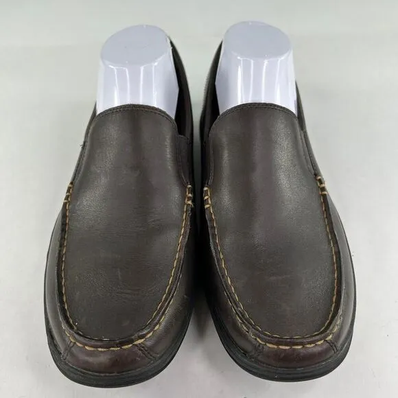 Cole Haan Lewiston Slip-On Men's US 8.5 Dark Brown Loafers Casual Driving Shoes