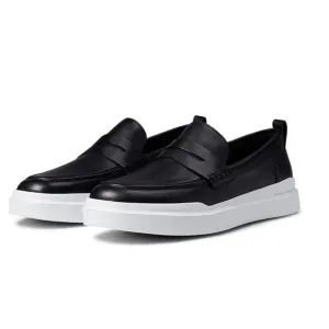 Cole Haan Men's Black GrandPro Rally Leather Penny Loafers Size 8 1/2