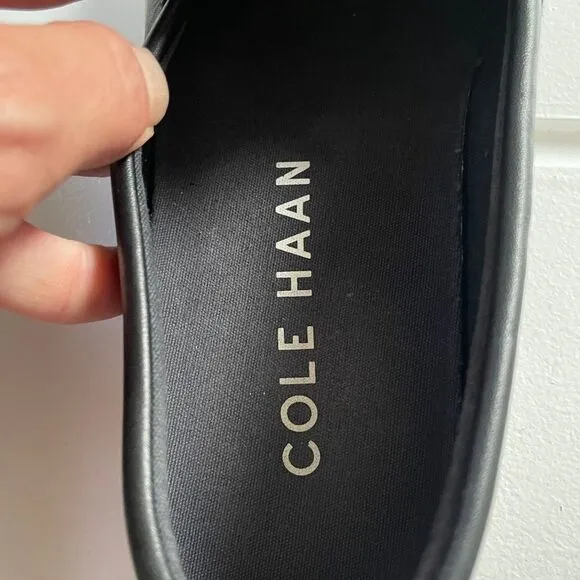 Cole Haan Men's Black GrandPro Rally Leather Penny Loafers Size 8 1/2