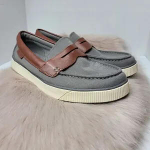 Cole Haan Nantucket 2.0 Penny Slip on Loafers Gray/Woodbury C33800 Size 8.5M