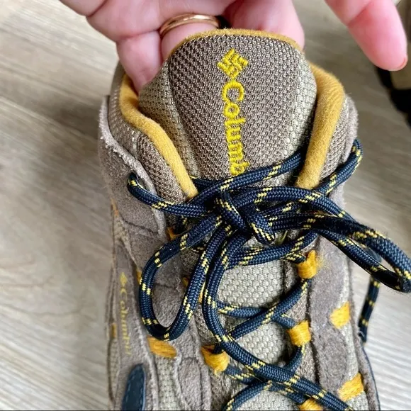 Columbia Boorad Brown Omni-Grip Hiking Shoes - Unisex, Size 5 Men's/7 Women's