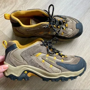 Columbia Boorad Brown Omni-Grip Hiking Shoes - Unisex, Size 5 Men's/7 Women's
