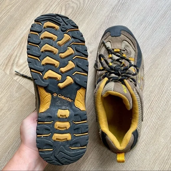 Columbia Boorad Brown Omni-Grip Hiking Shoes - Unisex, Size 5 Men's/7 Women's