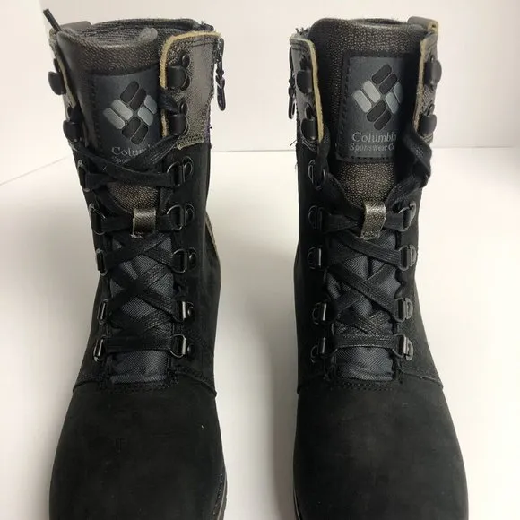 Columbia Women's Twentythird Ave Mid Calf Waterproof Black Boots, Size 8.5M