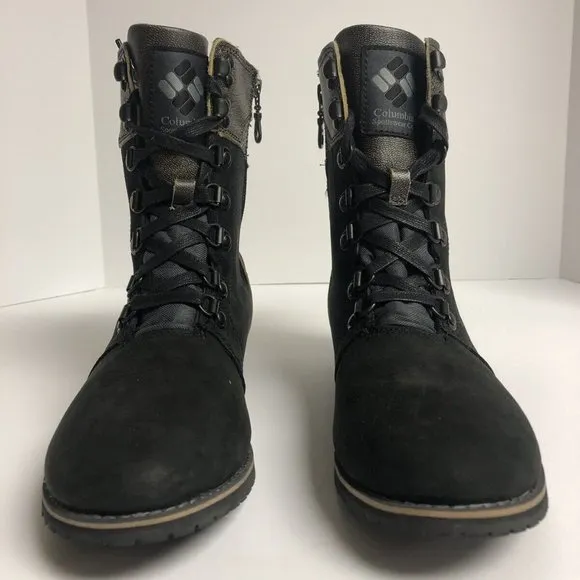 Columbia Women's Twentythird Ave Mid Calf Waterproof Black Boots, Size 8.5M