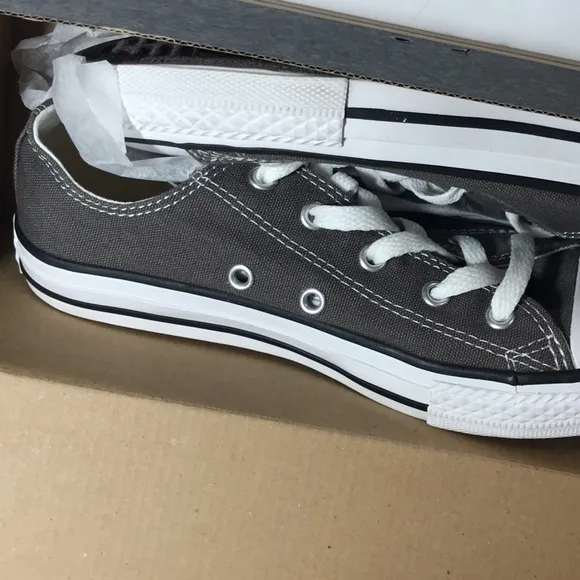 Converse All Star Charcoal Low Top Sneakers 3J794 Youth 2.5 NIB
