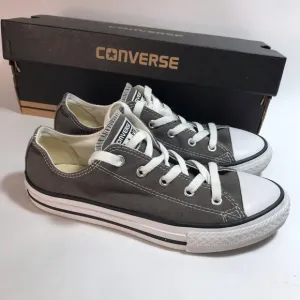 Converse All Star Charcoal Low Top Sneakers 3J794 Youth 2.5 NIB