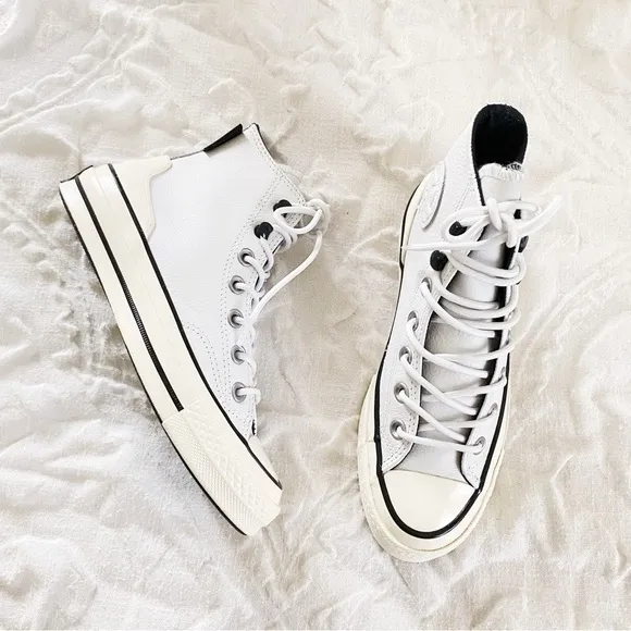 Converse Chuck 70 Hi Counter Climate sneakers in off-white New $105