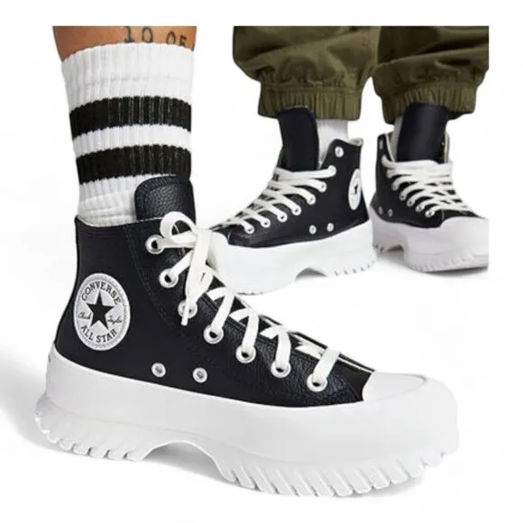 Converse Chuck Taylor All Star Lugged 2.0 Leather Sneakers US Mens 8 Wn 10
