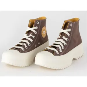 Converse Chuck Taylor All Star Lugged 2.0 Platform Denim Womens 9 Mens 7 Brown