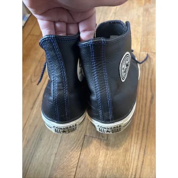 Converse Chuck Taylor Men's 13 Sneakers Black Leather Hi Mountain Club 165959C
