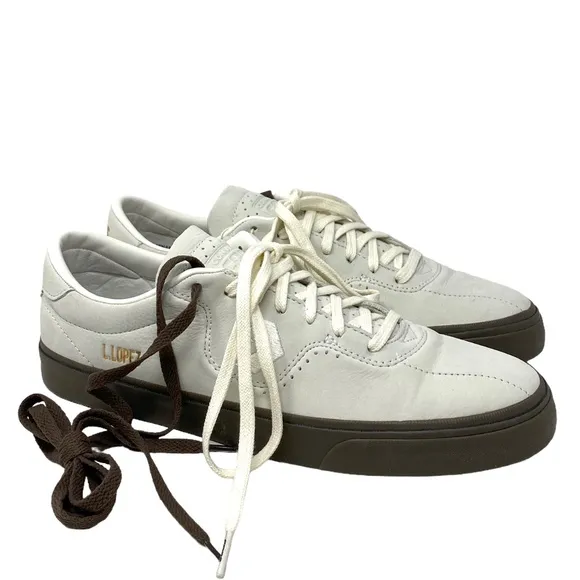 Converse CONS Louie Lopez Pro Low Top Beige Men’s Nubuck Size Sneakers 172629C