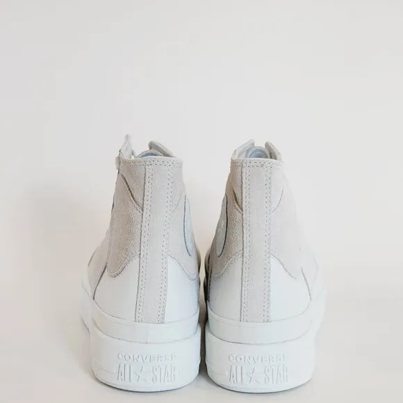Converse CTAS Construct 'Moonbathe Grey' Leather &amp; Suede Sneakers A05615C NWT