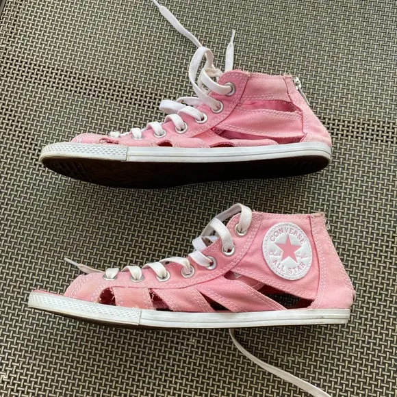Converse Pink Sandals Sneakers size 8