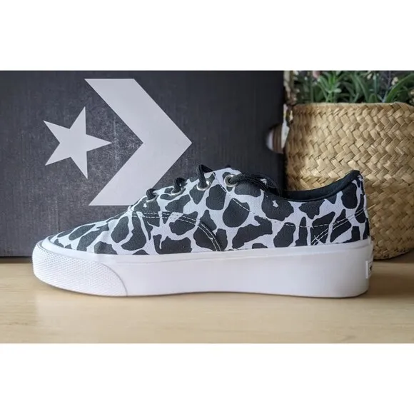 Converse Skid Grip OX Animal Print Unisex Low Top Sneakers W7.5 M6