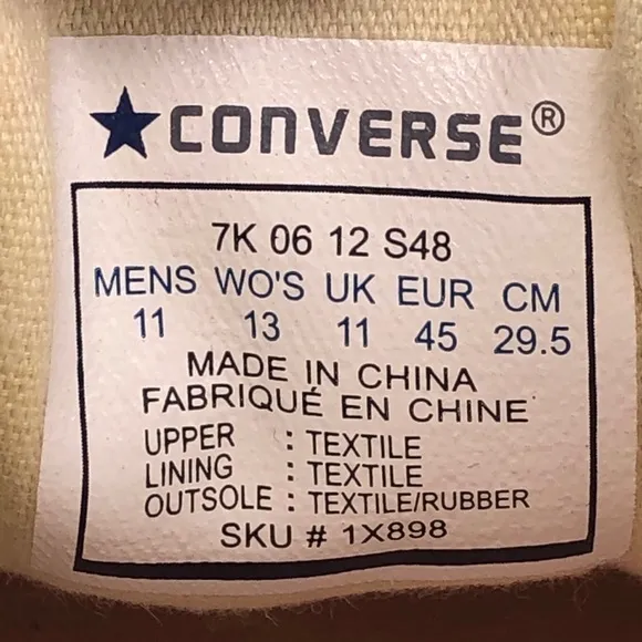 Converse Skid Grip Slip on Skate Sneakers 13