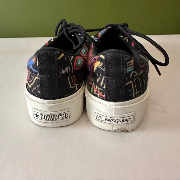 Converse x Jean-Michel Basquiat Skid Grip 'Kings of Egypt II' Sneaker M 8.5 W 10