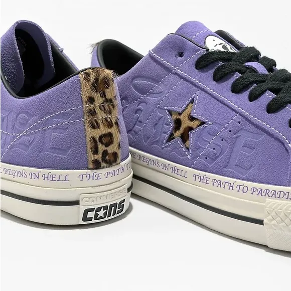 ▪️CONVERSE x PARADISE▪️One Star Pro Sean Pablo Lilac Suede Sneakers