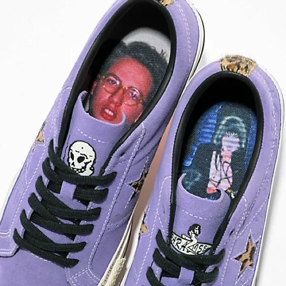 ▪️CONVERSE x PARADISE▪️One Star Pro Sean Pablo Lilac Suede Sneakers