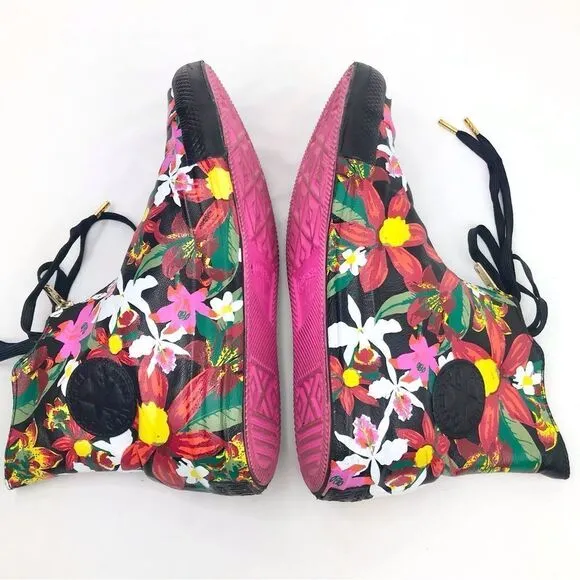 Converse X PatBo Chuck Taylor All Star Shroud Black Colorful Floral Hi Sneakers